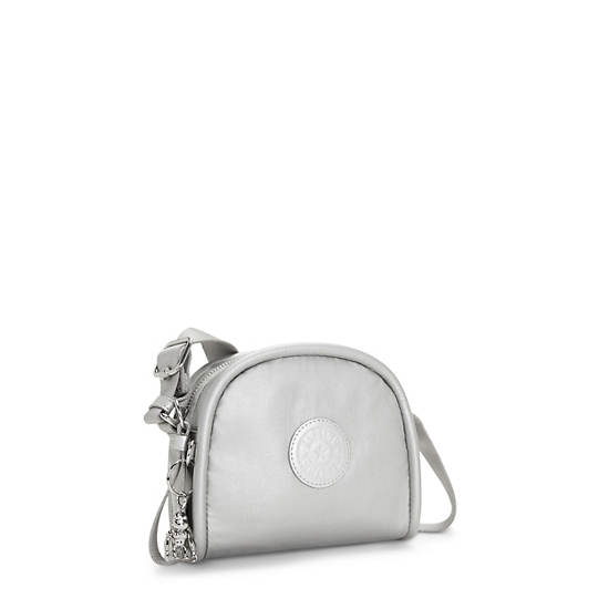 Kipling Jesper Metallic Crossbody Väska Silver | SE 2032ZU